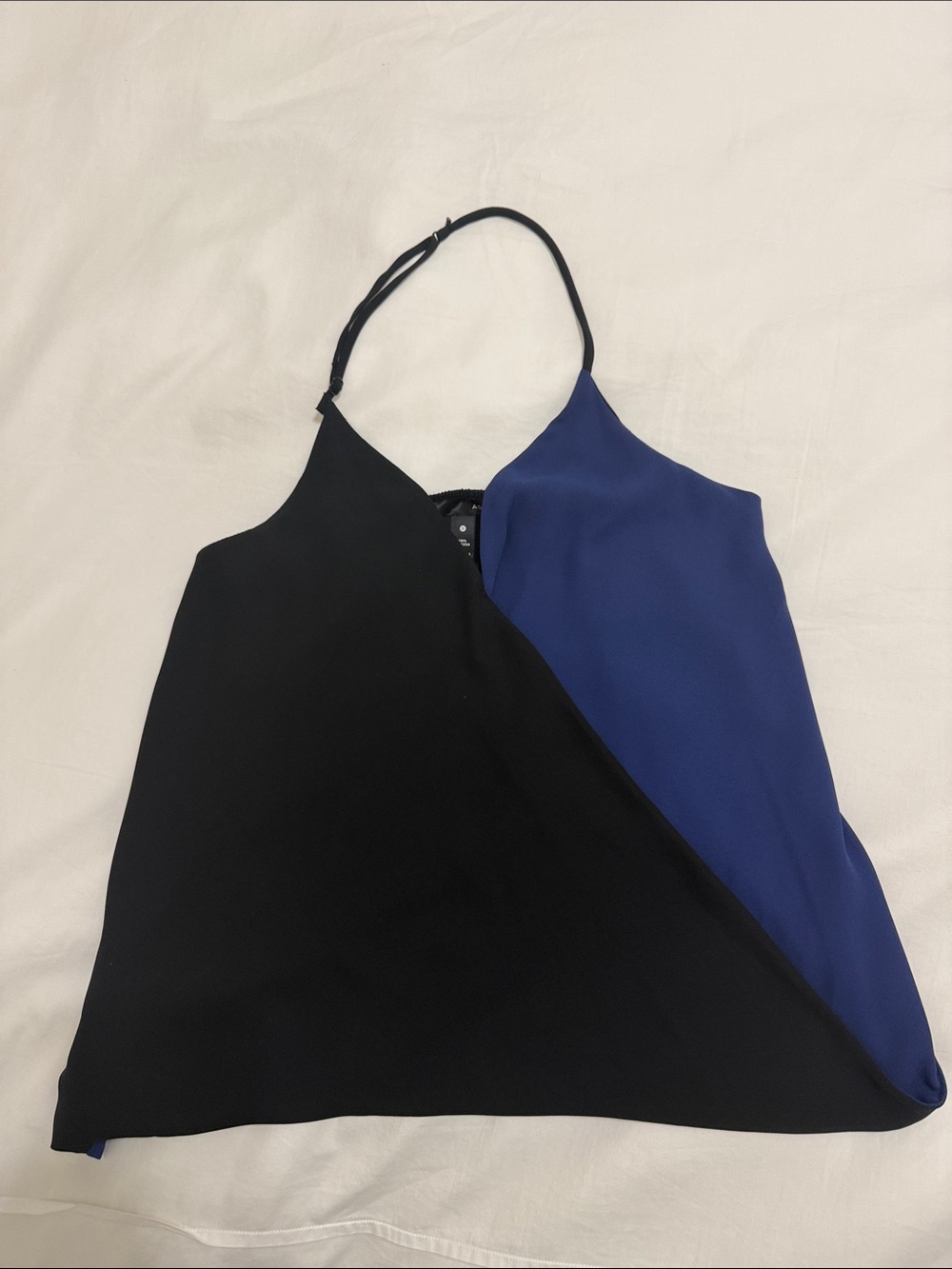 Aqua Color block Top - Size Snall